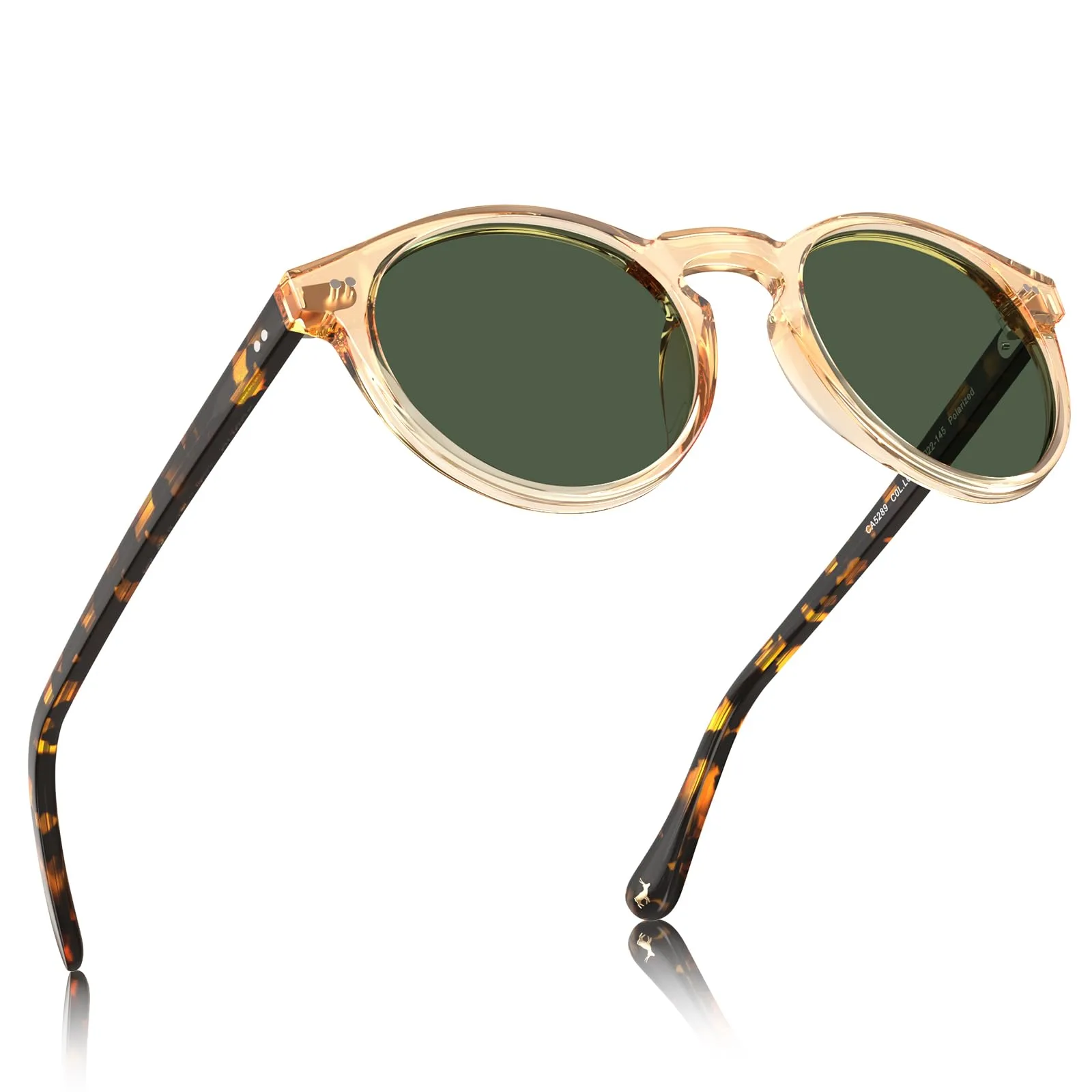 JM Retro round acetate sunglasses image 2