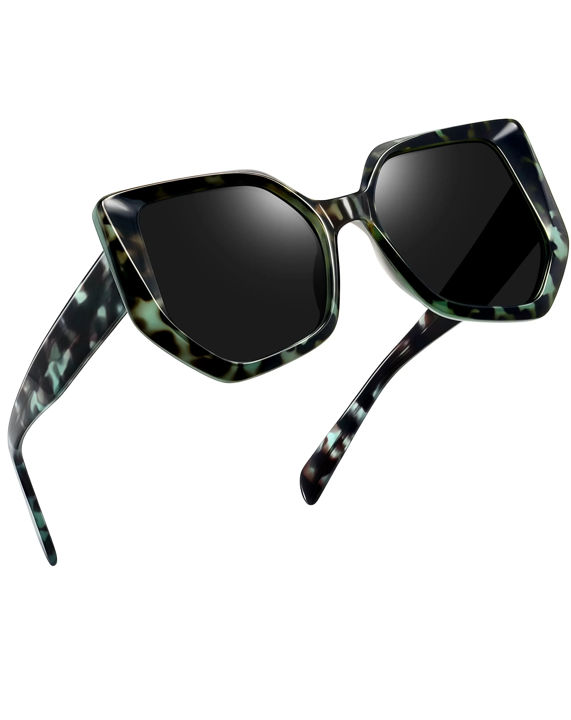 Joopin Vintage hexagonal sunglasses